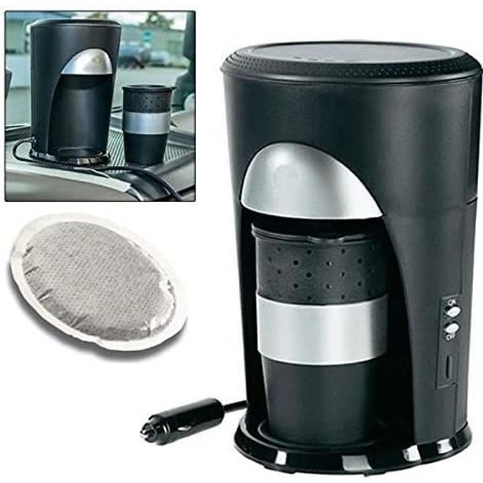 CAFETIERE Cafetière 12V de voyage, pour voiture, camping - Allume Cigare - Pour Dosettes de Café67