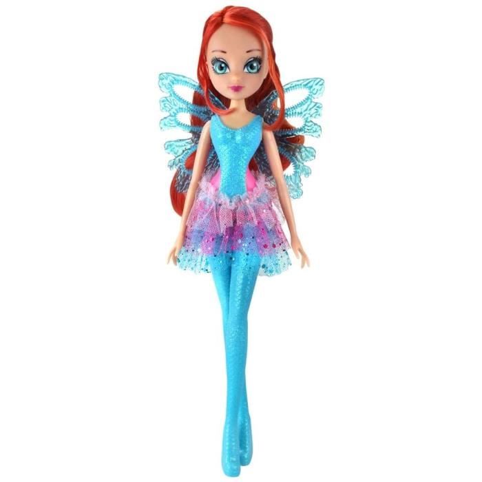 Bulles de savon Giochi Preziosi Winx Sirenix Bubbles Wings, Bloom avec Ailes et scettro Effet Bulles 211383