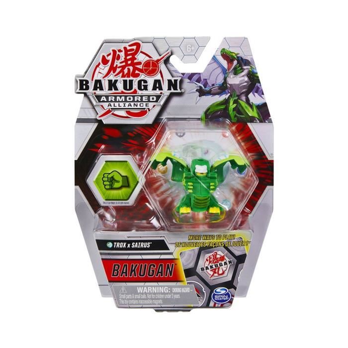 Bakugan Battle Planet - Trox x Sairus + Carte - Figurine Boule vert - Jouet Garcon