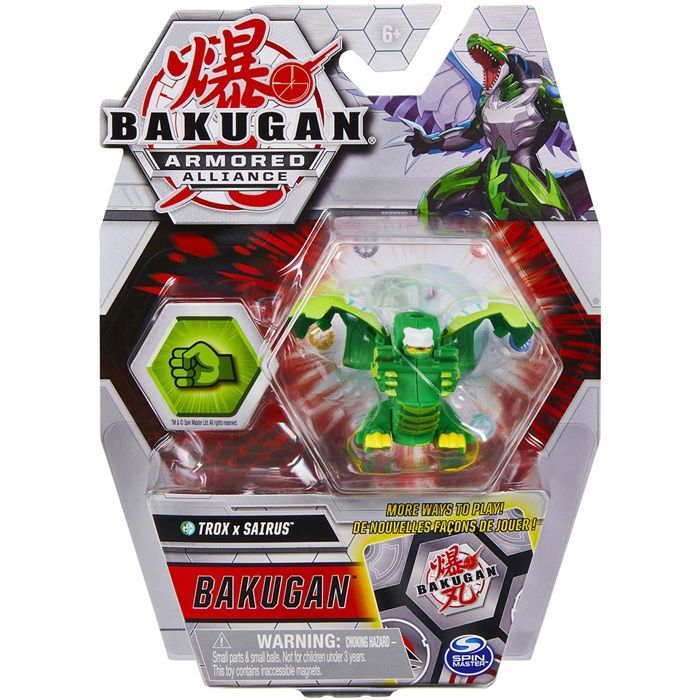 Bakugan Battle Planet - Trox x Sairus + Carte - Figurine Boule vert - Jouet Garcon