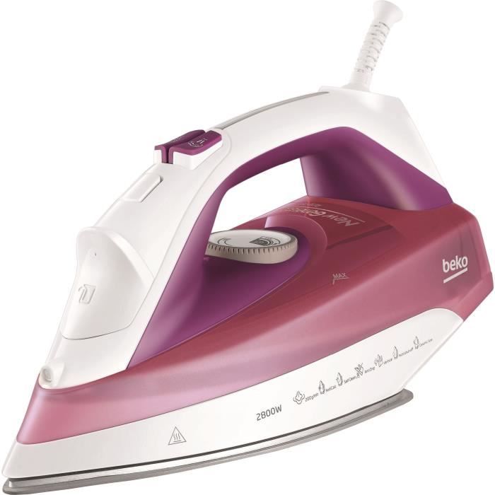 BEKO Fer vapeur SPM7128P - 2800 W - Vapeur continue 50 g/min