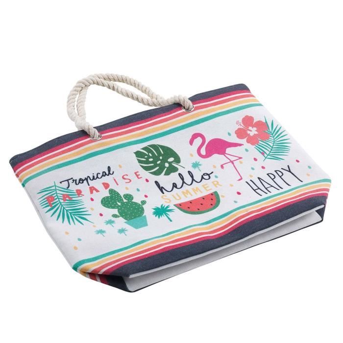 Sac de plage Ibiza Autres Rose