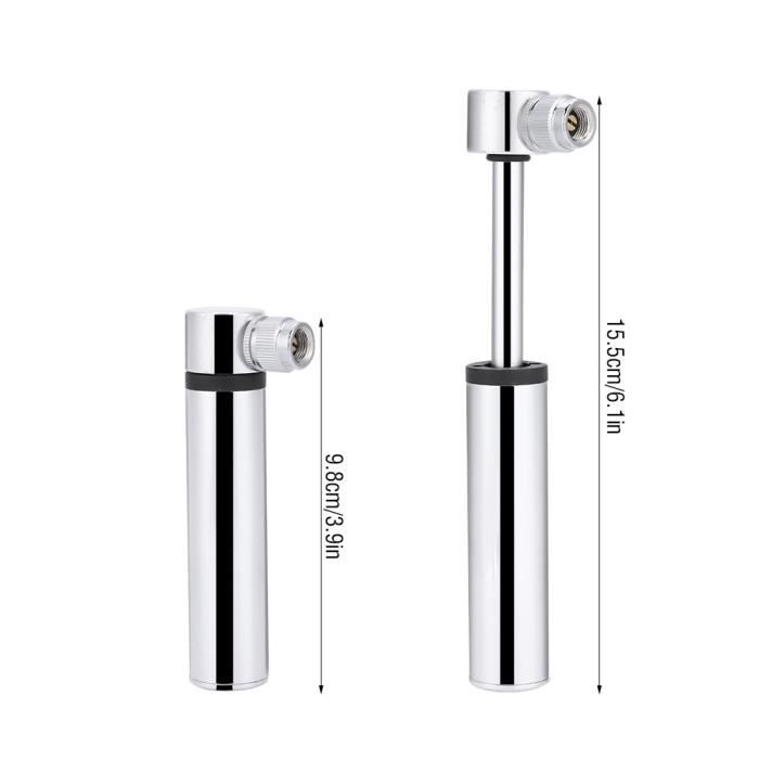 POU- Mini Pompe à Vélo, Pompe à Vélo Portative, Pompe à Air Haute Pression pour Vélo Pompe de Pneu de Vélo pour VTT 111680