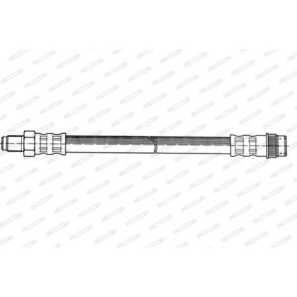 FERODO Flexible de frein FHY2043