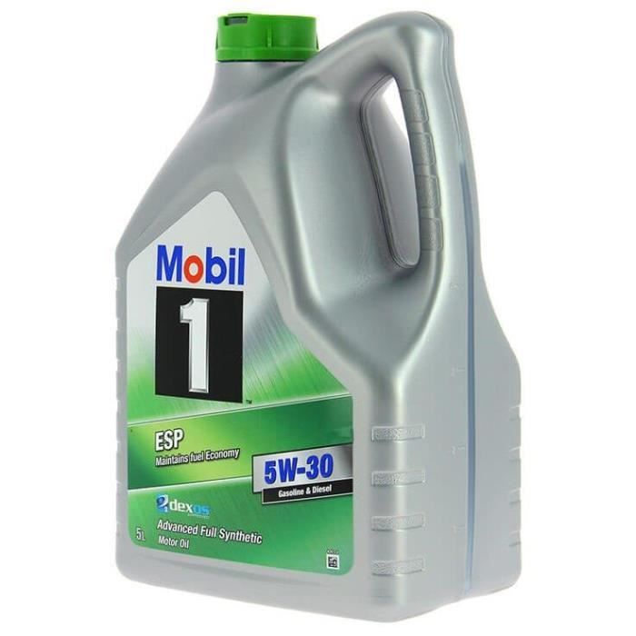 MOBIL Huile-Additif MOBIL 1 ESP - Synthetique / 5W30 / 5L