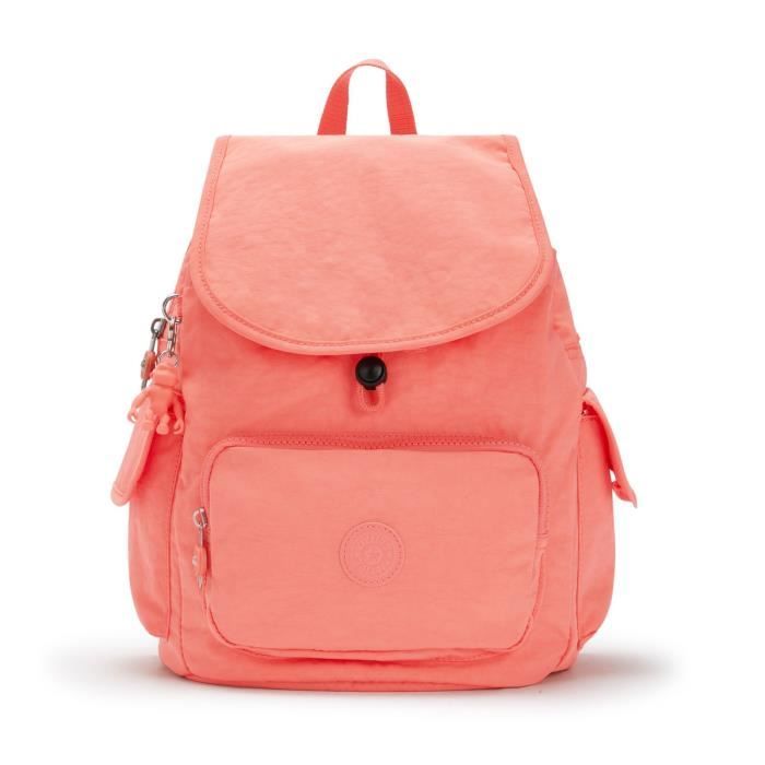 kipling Basic Eyes Wide Open City Pack S Backpack S Fresh Coral [127931] - sac à dos sac a dos