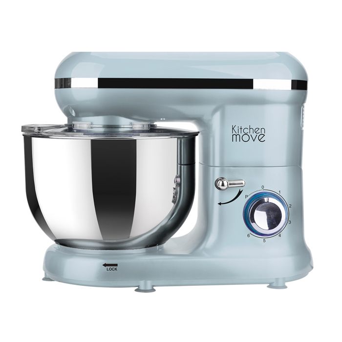 Robot patissier multifonction 1500W bol 5.5L DALLAS Bleu acier