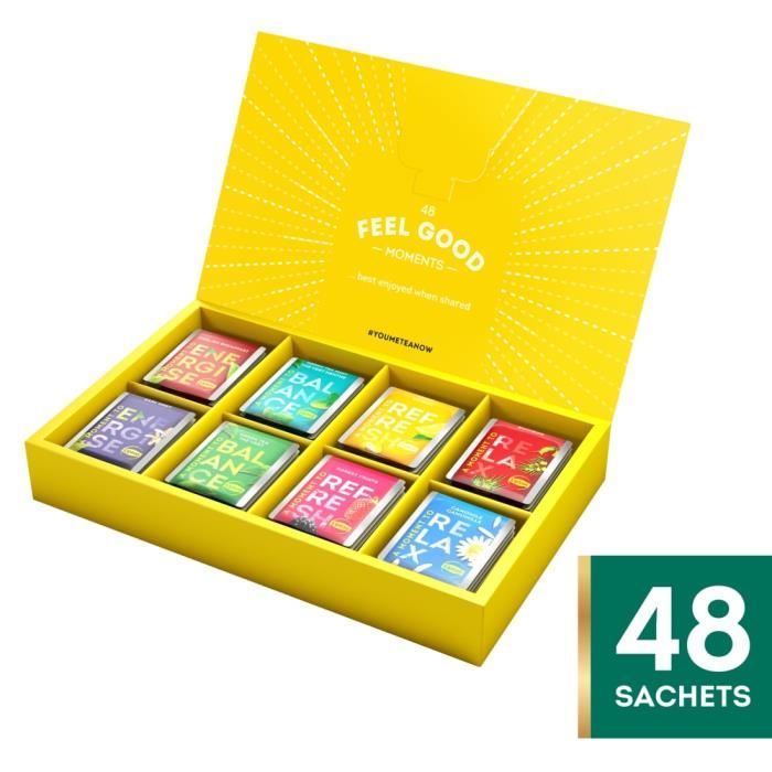 LIPTON Selection Coffret Detox - 48 sachets de thé