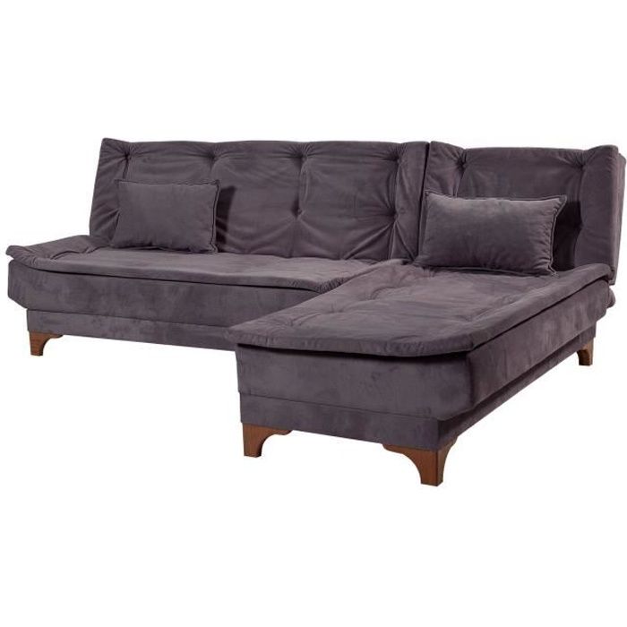 Canapé d'angle Tissu Confort