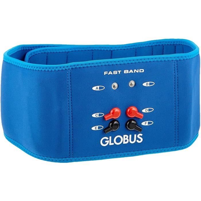Globus Fast Band abdominaux fessiers Dos Ceinture pour électrostimulateur Mixte, Bleu Ciel, Unique