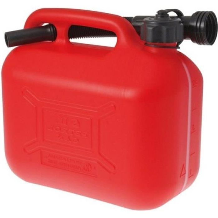 Bidon Jerrican Plastique Homologué 20 Litres avec Bec Verseur - 358