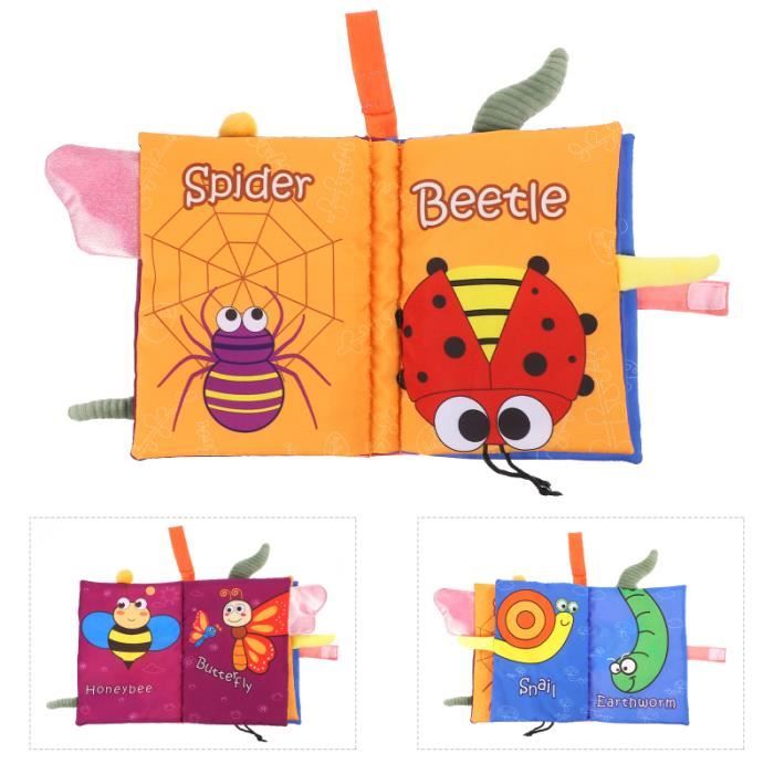 1pc enfants livre en tissu jouet éducatif bébé VEHICULE A CONSTRUIRE - ENGIN TERRESTRE A CONSTRUIRE