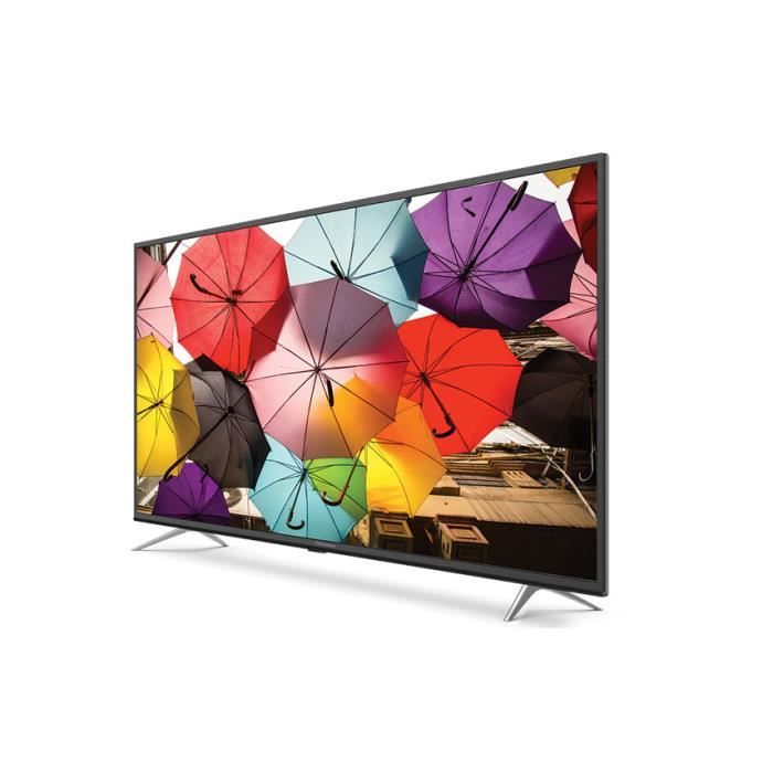 Strong SRT 43UB6203 4K UHD LED Smart-TV - Téléviseur, 108cm, 43-, 3840x2160 Pixels (Ultra HD, Netflix, Youtube) Noir