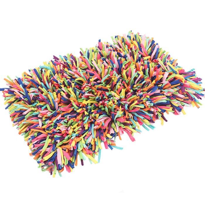 Tapis de Fouille Chien Snuffle Mat, Jouet Chien Friandise Interactif, Jeux Intelligence Chien, Lavable en Machine