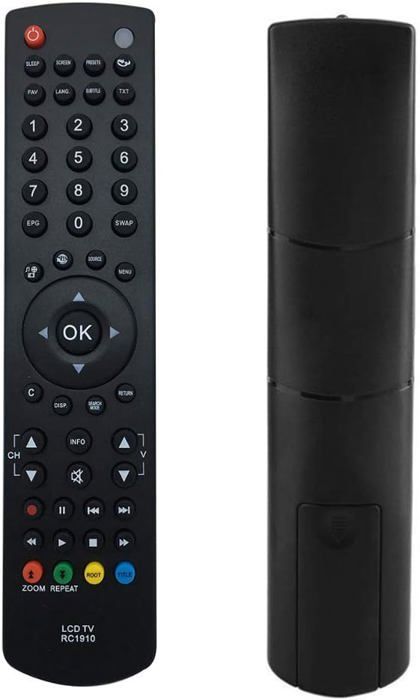 AULCMEET Télécommande Rechange Pour SELECLINE Grandin TV LD39LGB194 UD58LGB204 UCC55G5N-ESI UD65LGB204 130129/43S1810 130130/43S1812 600082361/325202B - Foto 2