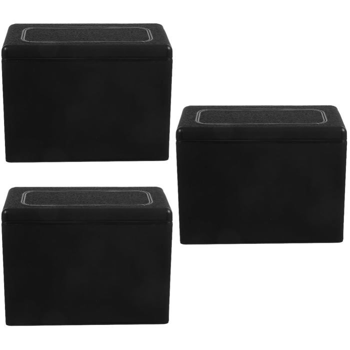 BEASAFY Lot 2 Mini Poubelles Voiture Avec Couvercle – Imperméable Anti-Odeur, Portable, Noir – Voiture & Maison