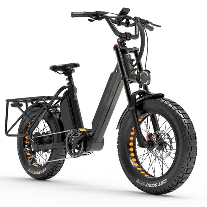 Vélo électrique Bezior X500 MAX Noir 750W moteur 37.5AH Dual Samsung batterie 20\