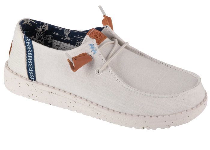 Hey Dude Baskets Homme Blanc Hey Dude Wendy Washed