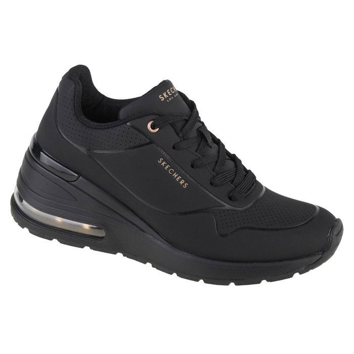 Skechers Baskets Femme - Noir - Skechers Million Air-Elevated Air