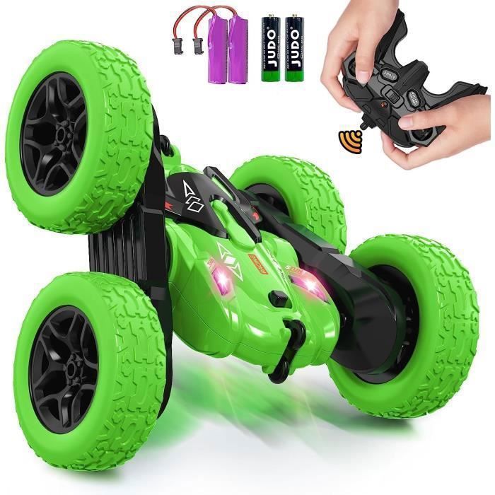 Voiture Tlcommande Tout Terrain - RC - 360Rotation - LED - Enfant 4 ans - Vert vert VEHICULE RADIOCOMMANDE