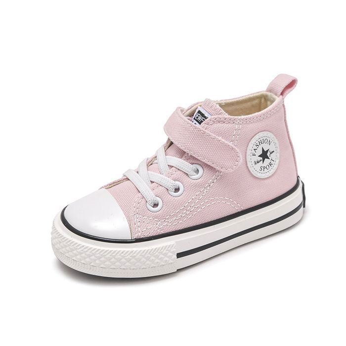 Baskets Toile Mixte Enfant Haute Chaussures Léger Respirante