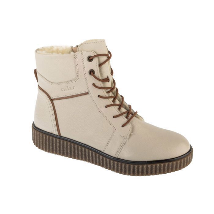 bottines Femme - Beige - Rieker Booties bottines Femme - Beige - Rieker Booties