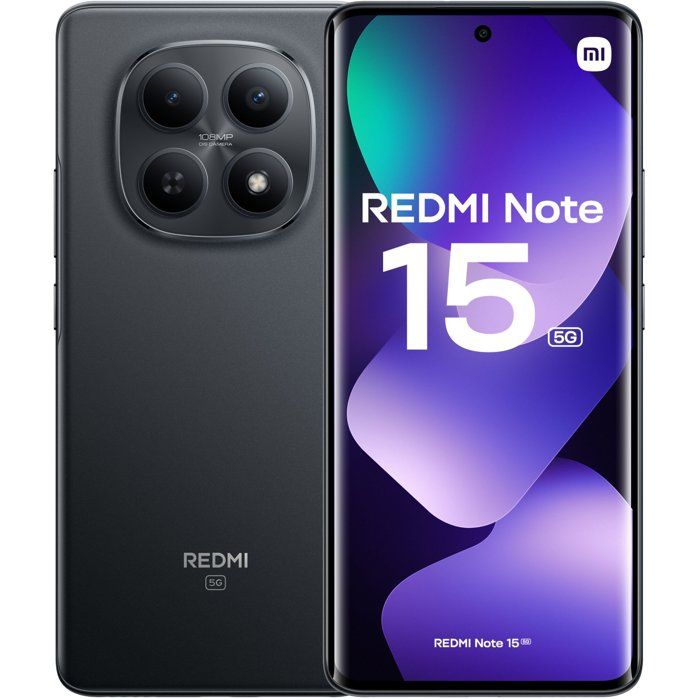 XIAOMI - Redmi Note 15 5G - 8 / 256 Go - Noir