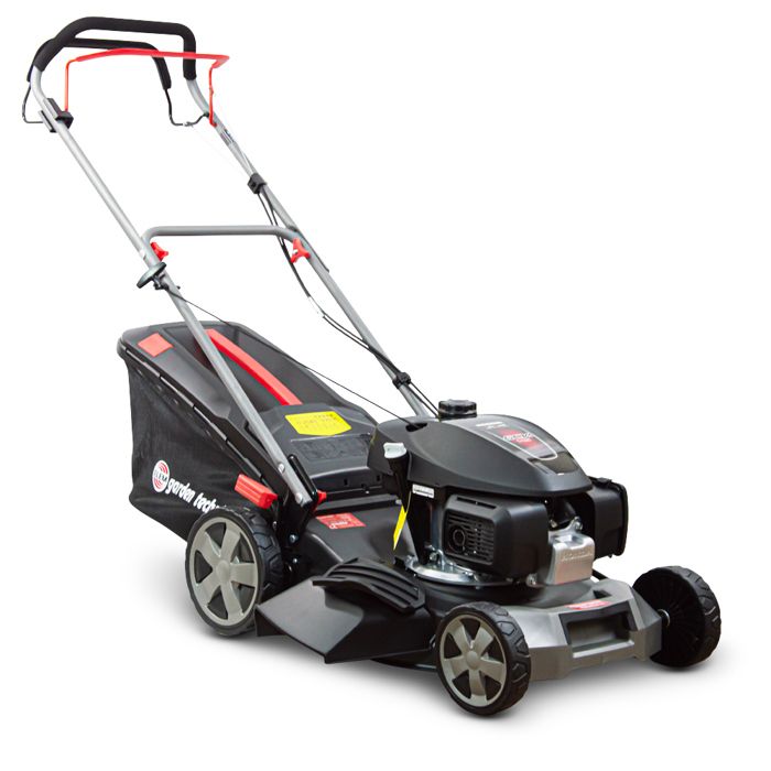 Tondeuse thermique tractée 145CC avec moteur Honda mulching et éjection latérale - vue 2