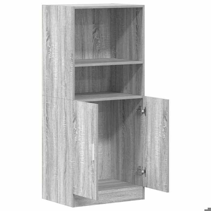 Printemps 2026 SoldesBuffet de cuisine - Meuble Rangement - sonoma gris 57 x 415 x 1315 cm Bois ingénierie 7722297