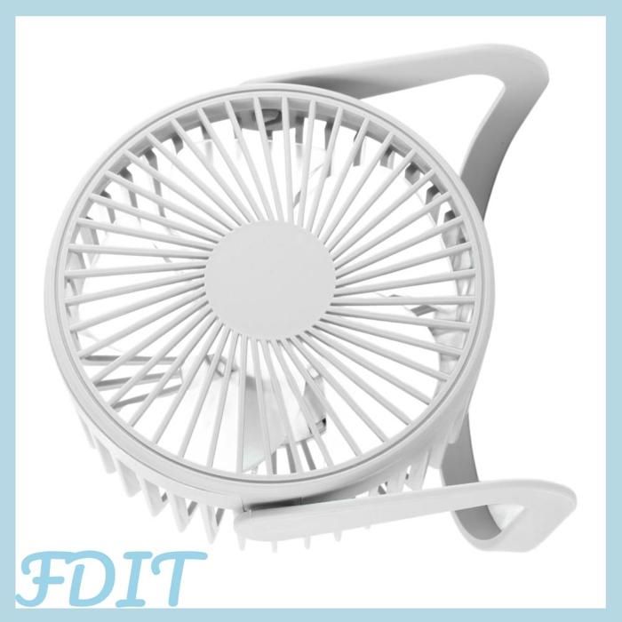 GOTOTOP mini ventilateur de table Petit ventilateur de bureau USB moteur silencieux Mini ventilateur sport outillage Bleu Blanc - Goto