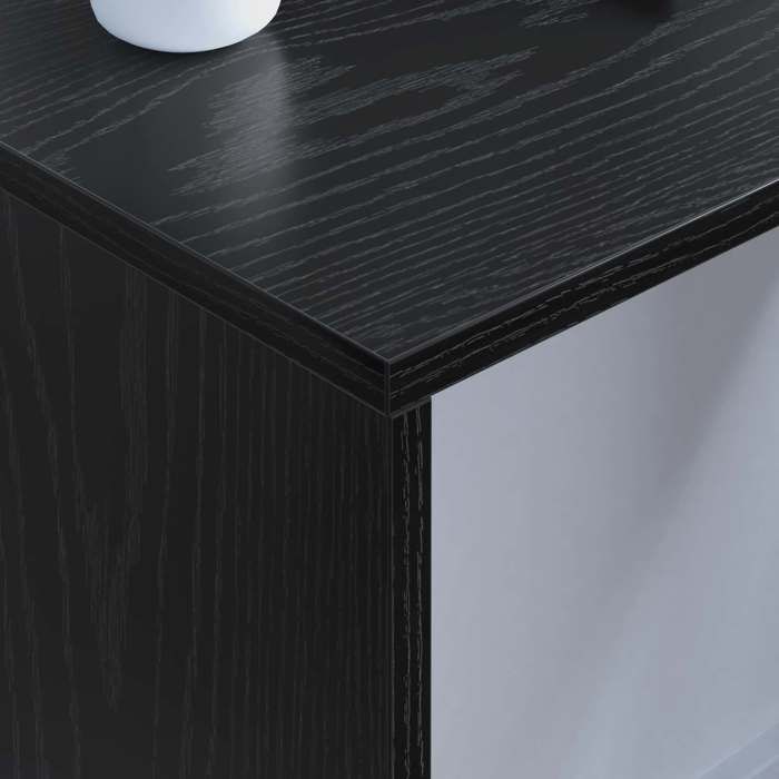NEUF Noir MEUBLE de travail(Adulte/enfant) - Table dordinateur mural Chêne noir 80x45x30cm - Bois dingénierie LH 26931611