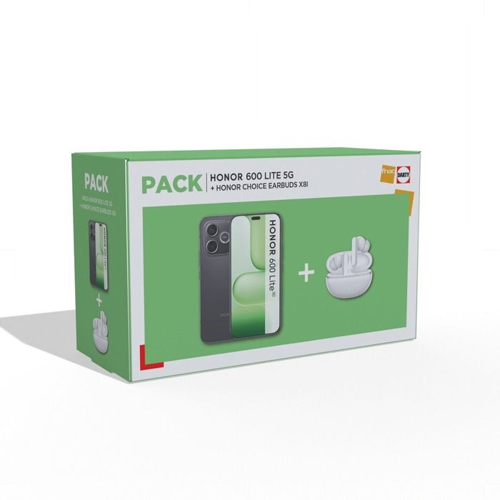 Pack 600 Lite 5G 8 Velvet + Choice earbuds X8i - vue 4