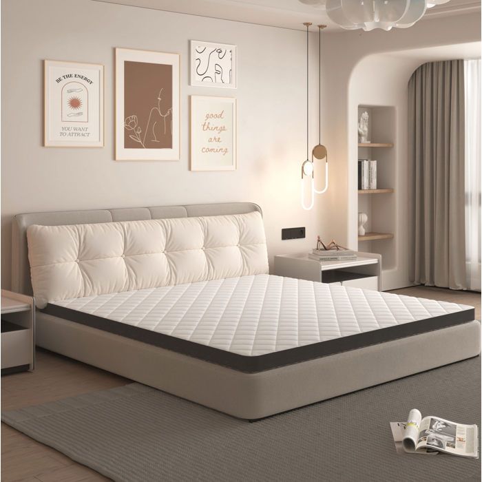 Matelas mousse 120 x 200 cm H3 7 zones épaisseur 7 cm soutien ciblé de la taille OEKO-TEX Grjofek