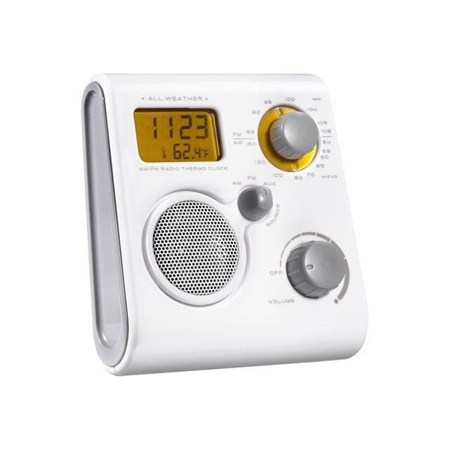 Akai Awp10we Radio Salle De Bains Fm Am Aux Alarme Radio Cd Cassette Avis Et Prix Pas Cher Cdiscount