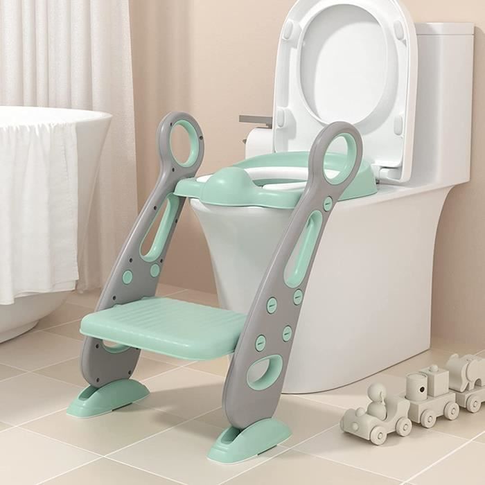 Siège de Toilette échelle avec marches WC siège Pot Entraîneur de bébé