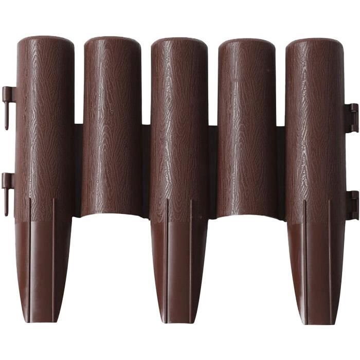 Lot De 5 Bordures De Jardin Métal Froadp – 5 Mètres Au Total – Galvanisé Noir – Hauteur 15 Cm – Flexible