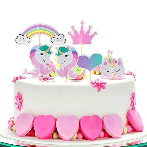 Zewoo Gateau Licorne Decoration De Gateaux Licorne Joyeux Anniversaire De Gateau Decorer Topper Gateau Pour Celebrer Une Licorne Achat Vente Figurine Decor Gateau Cdiscount