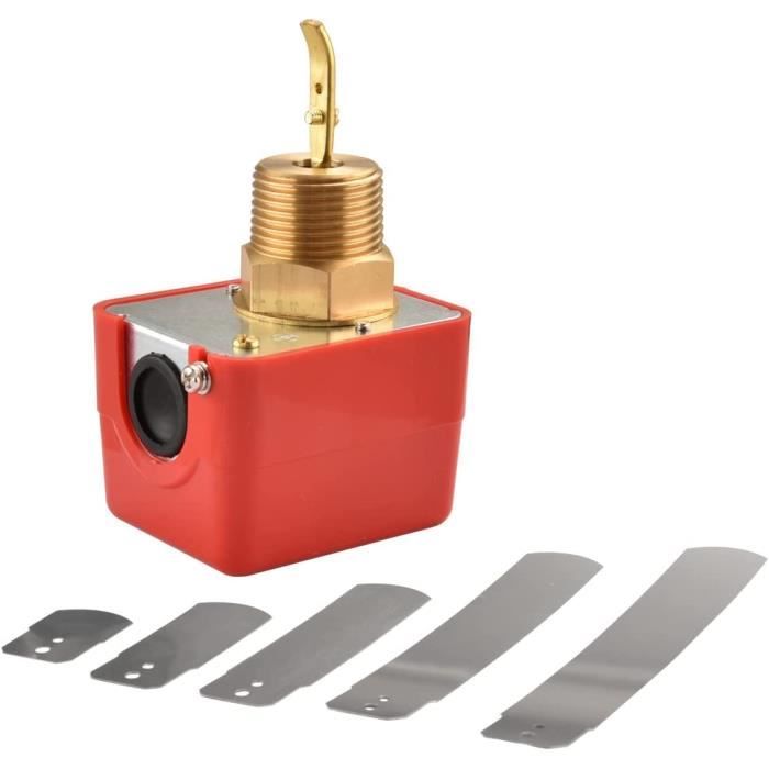 Vanne Débit Eau Heschen HFS-20 - PT3/4 - Interrupteur Paddle 15A 250V - Pour Système Refroidissement