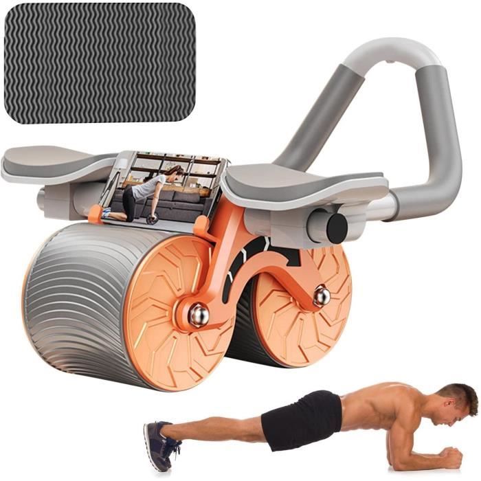 Roue dexercice - Ab Roller - Double Roue - Technologie de Rebond Automatique - Largeur 102 cm - Confort EVA