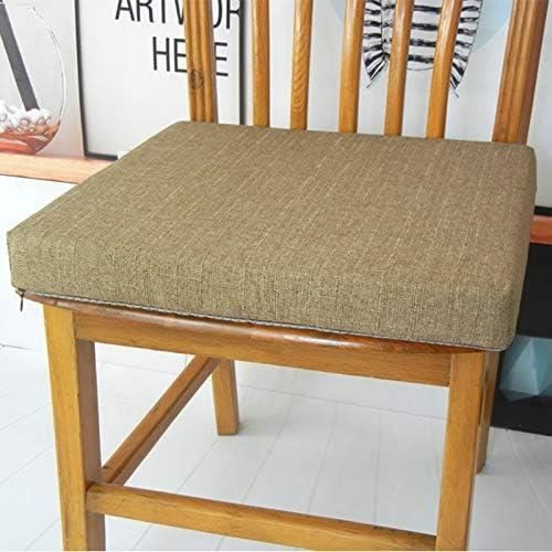 Coussin De Siège Carré Similicuir - 40x40 Ou 45x45 Cm - Antidérapant Et Imperméable - Pour Chaise De Bureau Ou Salle à Manger