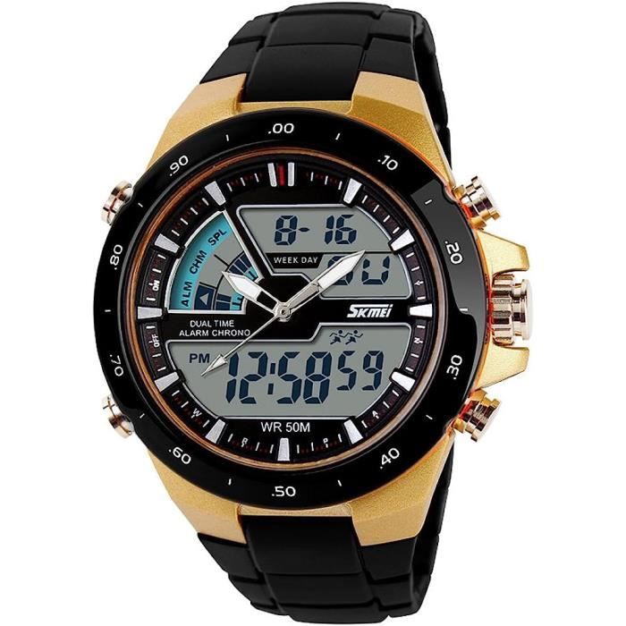 Montre De Sport Num rique Pour Homme Avec R tro clairage Led
