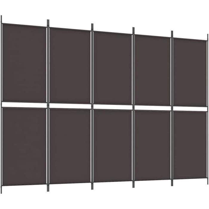 Paravent 1 Panneau Blanc 175x180cm - Cloison Séparation Pièce | Intimité, Décoration | Tissu Polyester