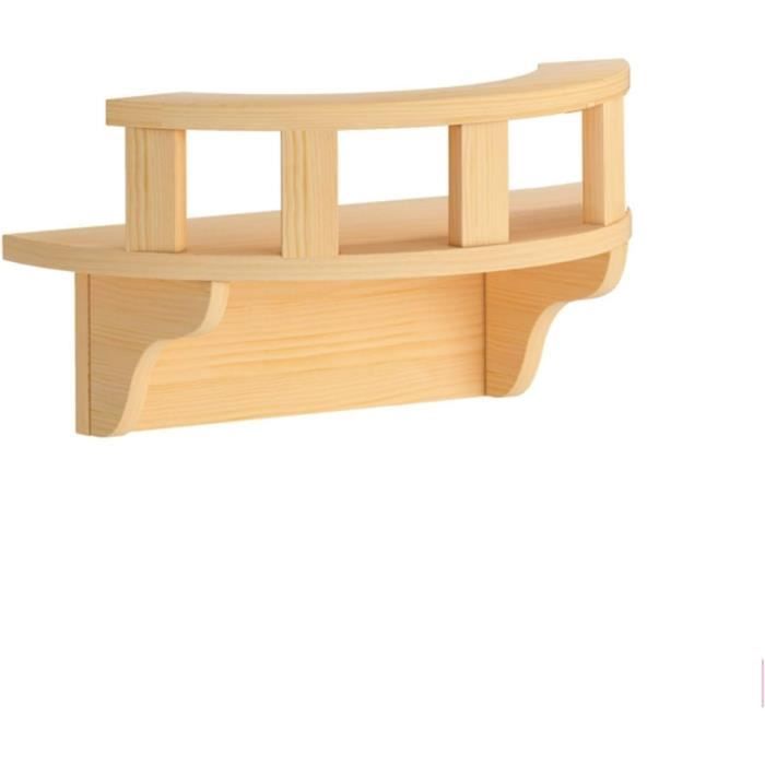 Amertac 84TTTN Plaque Murale 3 Marches Nickel