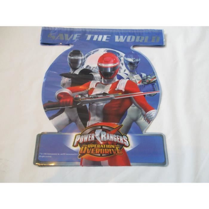 Banniere D Anniversaire Power Rangers 2 5 M De Longueur Bruant De Fete En Plastique Pour Super Heros Cdiscount Maison