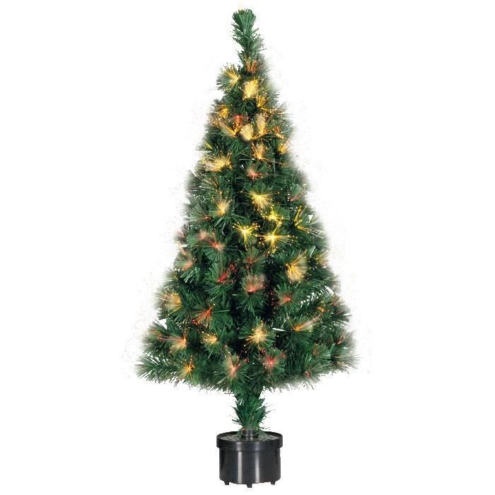 Sapin de Noel Sapin de Noel artificiel avec fibres optiques a couleurs