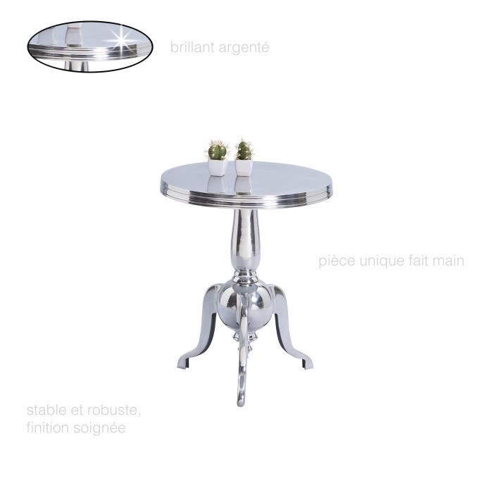 Table Ronde Appoint Table Ronde Fer Table Ronde Aluminium Table