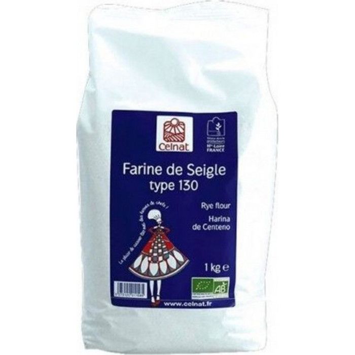 Celnat+Farine de Seigle Type 130 1 kg