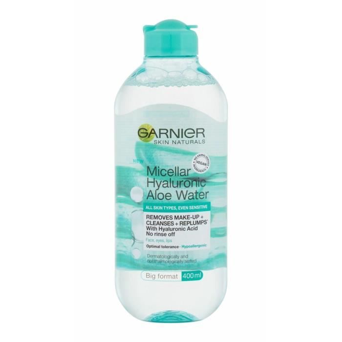 Garnier Eau Micellaire Aloe Hyaluronique 400 Ml - Pour Tous Types De Peau