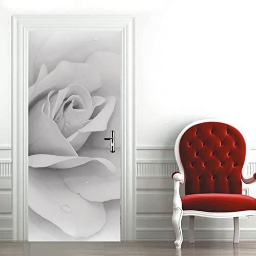 Sticker Chambre Adulte Sticker De Porte 3D Trompe L'oeil Ascenseur Stickers Porte Mu00e9tal Gris Poster Pour Porte