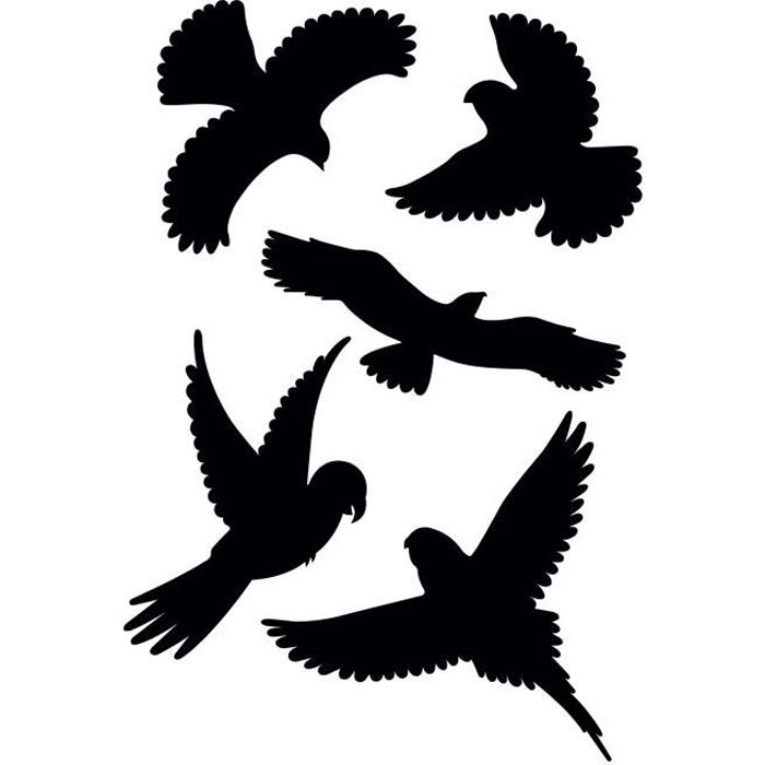 Gardigo Autocollants Anti Collision Pour Oiseaux Stickers